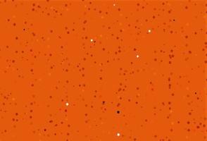 sfondo vettoriale arancione chiaro con triangoli, cerchi, cubi.