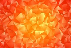 motivo a triangolo sfocato vettoriale arancione chiaro.