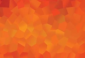 trama vettoriale arancione chiaro con esagoni colorati.