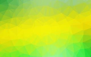 modello poligonale vettoriale verde chiaro, giallo.