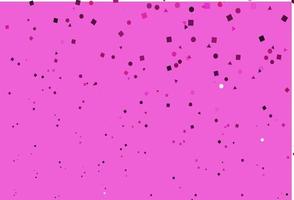 texture vettoriale rosa chiaro in stile poli con cerchi, cubi.