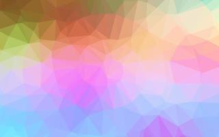 multicolore chiaro, struttura del mosaico del triangolo di vettore dell'arcobaleno.