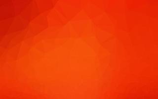sfondo astratto mosaico vettoriale arancione chiaro.