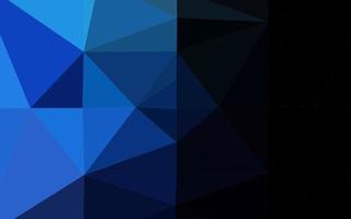 layout low poly di vettore blu scuro.