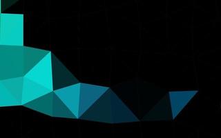 layout low poly di vettore blu scuro.