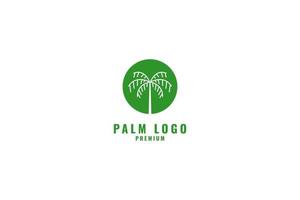 palma logo design vettore illustrazione idea