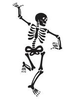 danza scheletro vettore illustrazione