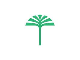 palma albero logo illustrazione vettore