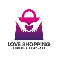 shopping Borsa vettore icona, vettore Borsa per shopping in linea icona