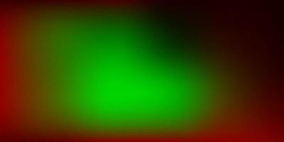 sfondo sfocato vettoriale verde chiaro, rosso.