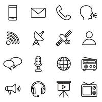 set di icone di comunicazione