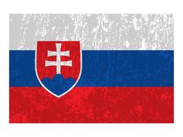 bandiera della slovacchia, colori ufficiali e proporzione. illustrazione vettoriale. vettore