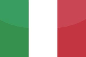 italiano bandiera vettore mano disegnato, eur vettore mano disegnato