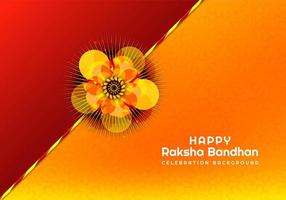 rakhi per carta bandhan raksha vettore