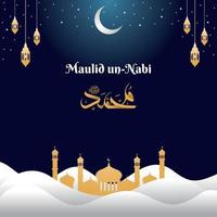 maulidun nabi Maometto vettore