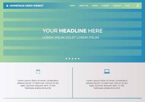 Homepage Hero Herokit gratuito 2 vettore