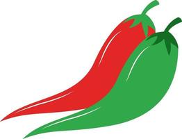 caldo peperoncino documenti, illustrazione, vettore su bianca sfondo