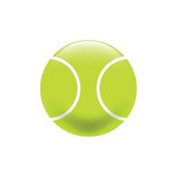 tennis palla su un' bianca sfondo, vettore. vettore