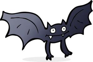 cartone animato vampiro pipistrello vettore
