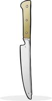 cartone animato cucina coltello vettore