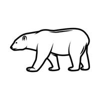 Vintage ▾ retrò orsi per campeggio. può essere Usato piace emblema, logo, distintivo, etichetta. marchio, manifesto o Stampa. monocromatico grafico arte. vettore