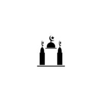 moschea posto di culto Islam illustrazione vettore Immagine design