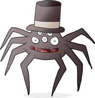 cartone animato Halloween ragno vettore