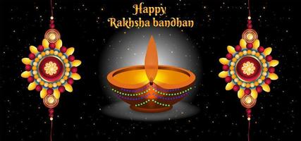felice raksha bandhan celebrazioni sfondo astratto vettore