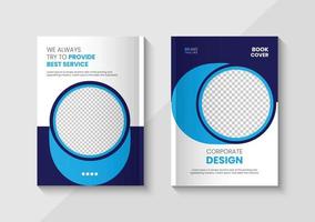 modello di progettazione della copertina del libro di affari corporativi vettore