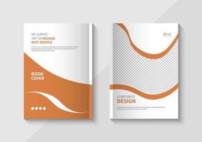 modello di progettazione della copertina del libro di affari corporativi vettore