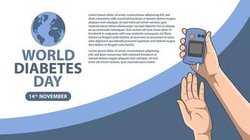 giornata mondiale del diabete vettore