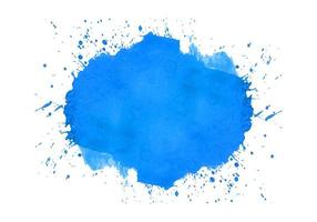 acquerello astratto blu splash vettore