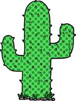 vettore cartone animato cactus