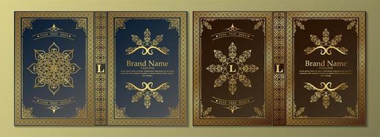 copertine di libri ornamentali di lusso