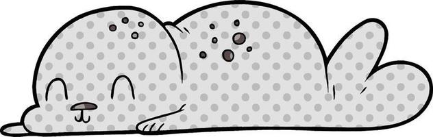 carino cartone animato foca cucciolo vettore