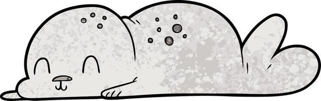 carino cartone animato foca cucciolo vettore