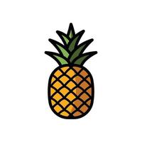 ananas icona vettore design modello