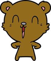 orso cartone animato personaggio vettore