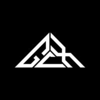 gcx lettera logo creativo design con vettore grafico, gcx semplice e moderno logo nel triangolo forma.