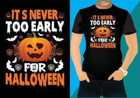 non è mai troppo presto per Halloween vettore