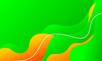 verde e arancia pendenza sfondo colorato sfondo vettore