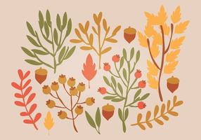 vettore foglie d'autunno