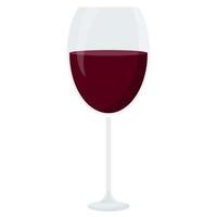 vino bicchiere rosso vino vettore