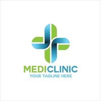 logo per Salute clinica e ricerca vettore