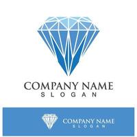 diamante logo modello vettore icona