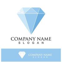 diamante logo modello vettore icona