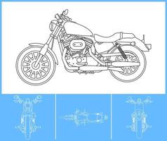 mannaia modello. mezzi di trasporto schema ictus modello. blu Stampa disposizione. in forma per ordito etichetta, aria spazzola, vinili, ricolorare progetto. vettore eps 10.