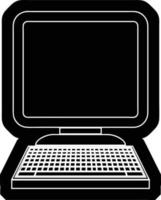 vettore icona illustrazione di un' computer
