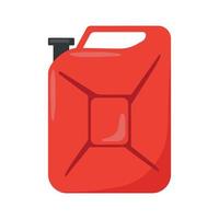 scatola metallica di benzina con un' carburante. benzina può icona. vettore illustrazione