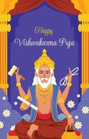 contento vishwakarma puja manifesto vettore